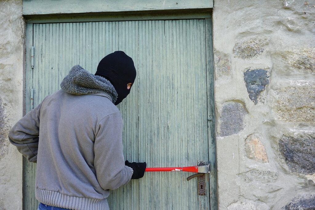 Einbruch Tür Dieb Das Eigenheim vor Einbrechern schützen
