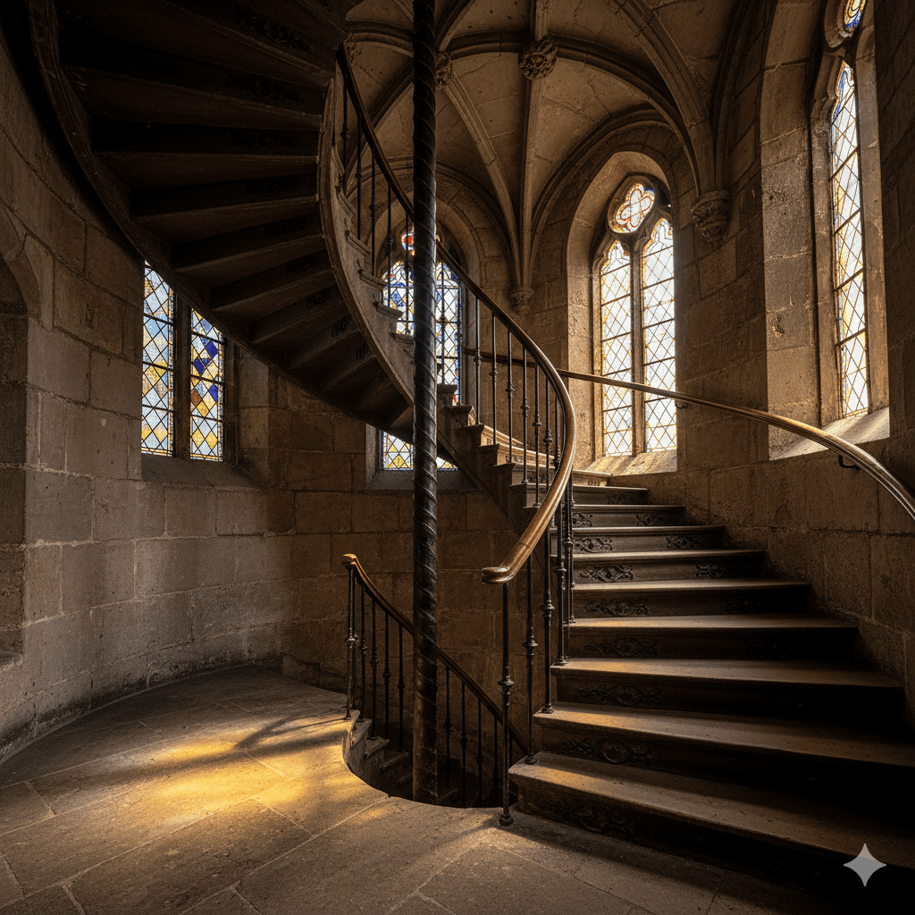 Spindeltreppe Vorteile und Nachteile