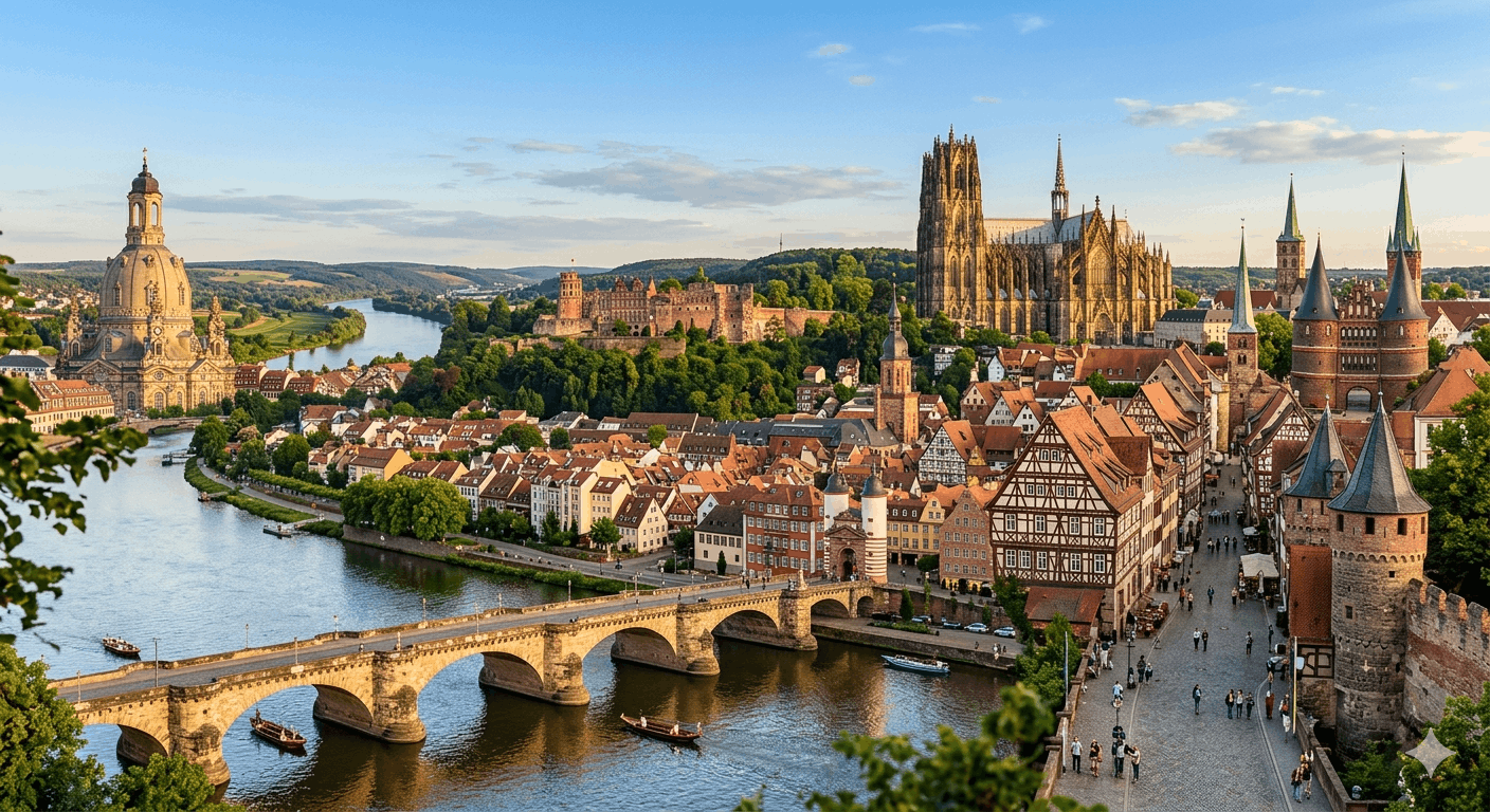 Die Schoensten Staedte Deutschlands