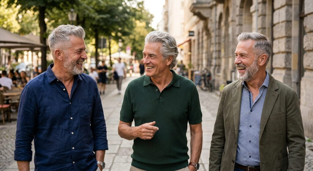 Graue Haare Frisuren ab 50 für Männer – Die besten Ideen 2026
